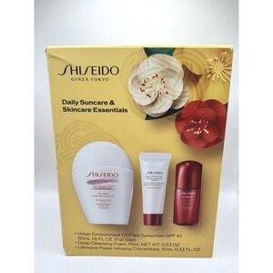 Shiseido Daily Suncare Skincare Essentials Set